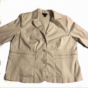 {Lane Bryant} 3/4 Sleeve Jacket